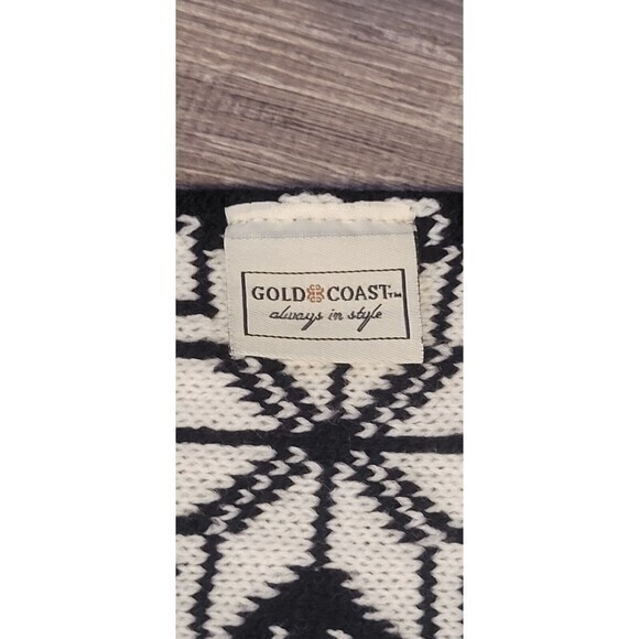 NWT Gold Coast Black and‎ White Scarf and Matching Hat - Picture 7 of 12